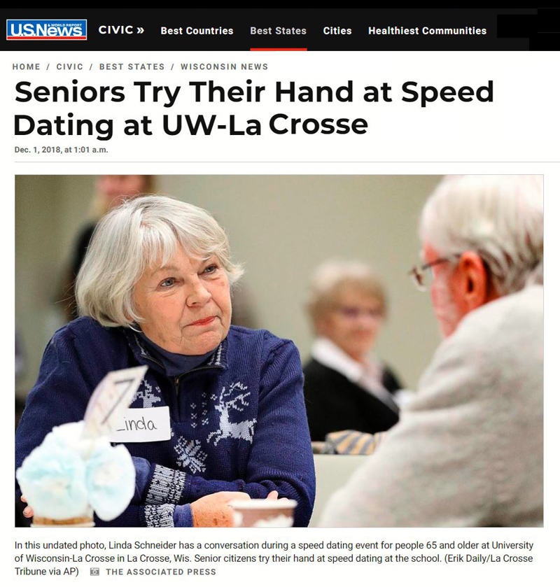 Senior Dating Wisconsin migliori siti di incontri per 40 anno vecchio donna
